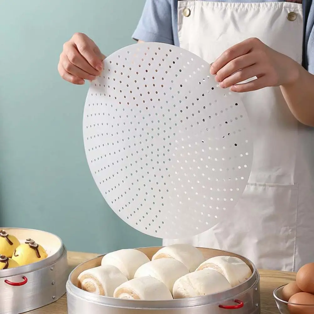 Kitchen Gadgets Silicone Rice Cooker Anti-scorch Mat Cuttable Flexible Anti-burn Mat Reusable Round Non-stick Pad Pastry