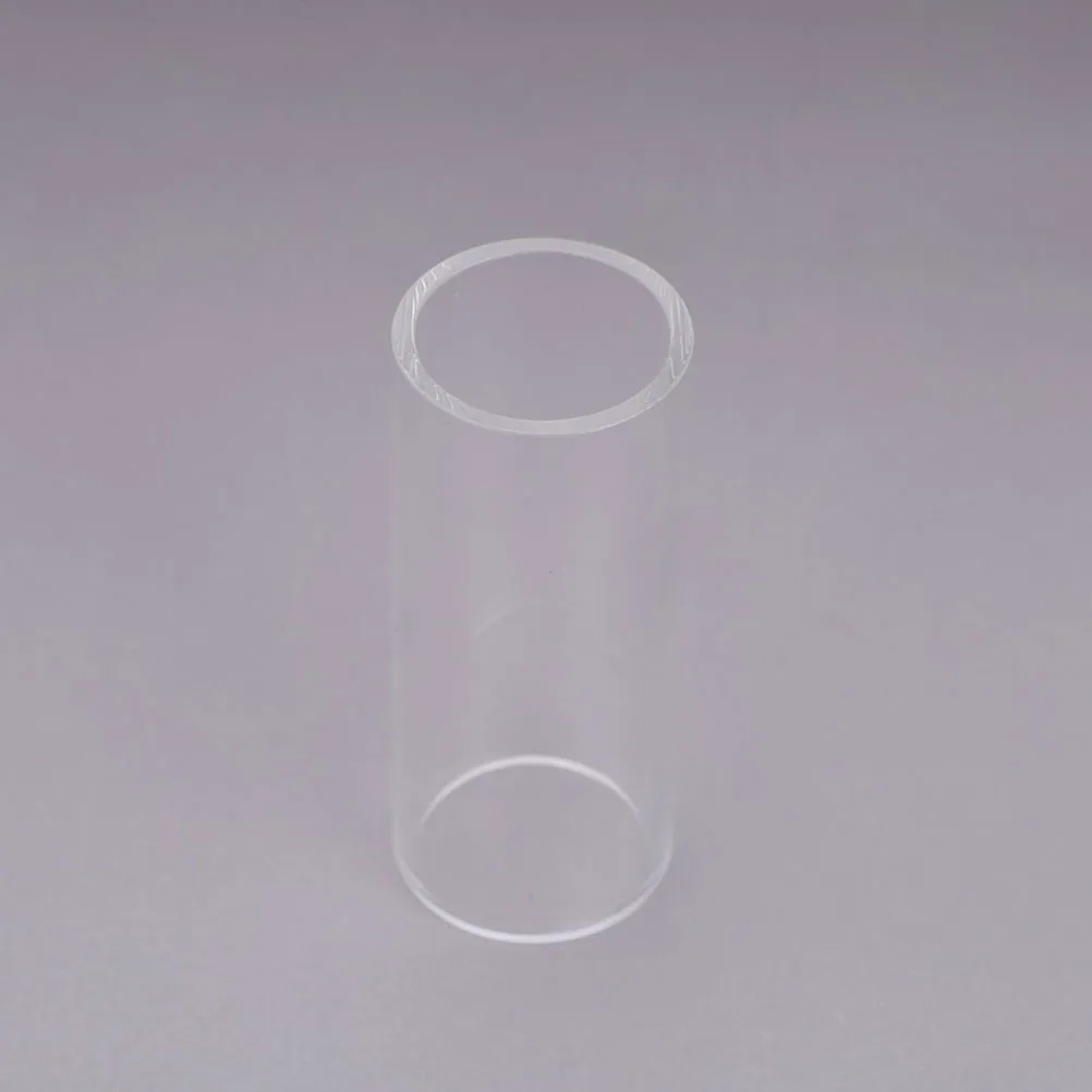 

2pcs 5.1Cm Glass Guitar Slides Skin-Friendly Durable Material Smooth Tonal Voice Best Standard Slide Bottle Neck Sustain Bright