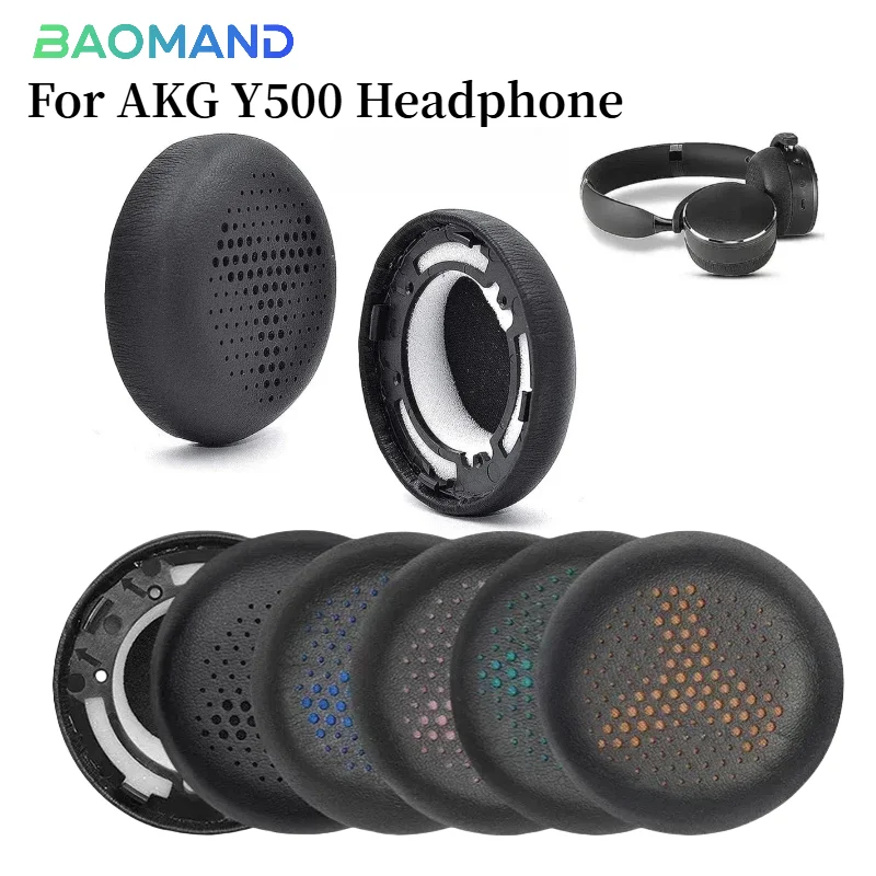 

Ear pads for AKG Y500 replacement Earpads Leather Sleeve Cooling Gel Earmuff Memory Covers Sponge Soft