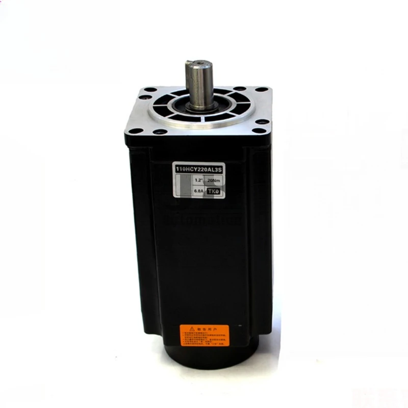 Motor paso a paso trifásico 20Nm 6.8a 220mm 110 110HCY220AL3S-TKA con motor paso a paso DV3522C