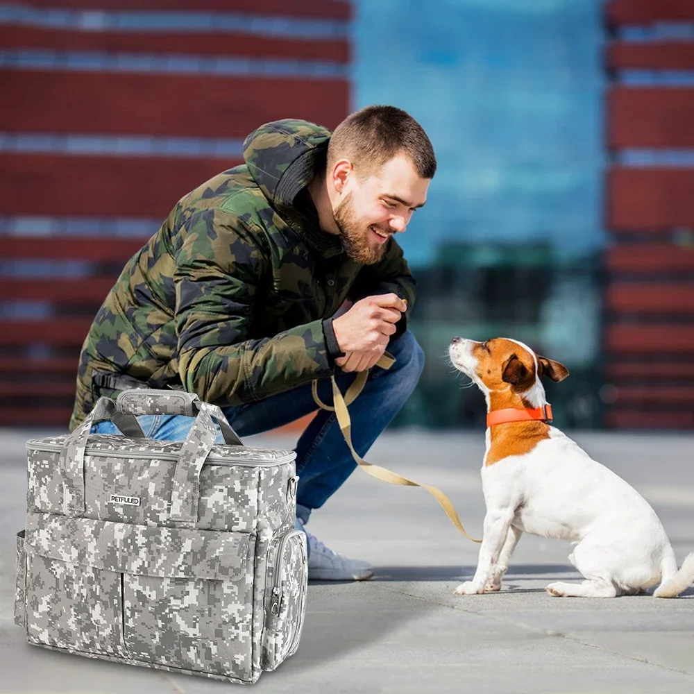 Organizador aprobado por aerolínea para suministros para mascotas, artículos esenciales para acampar, senderismo, fin de semana