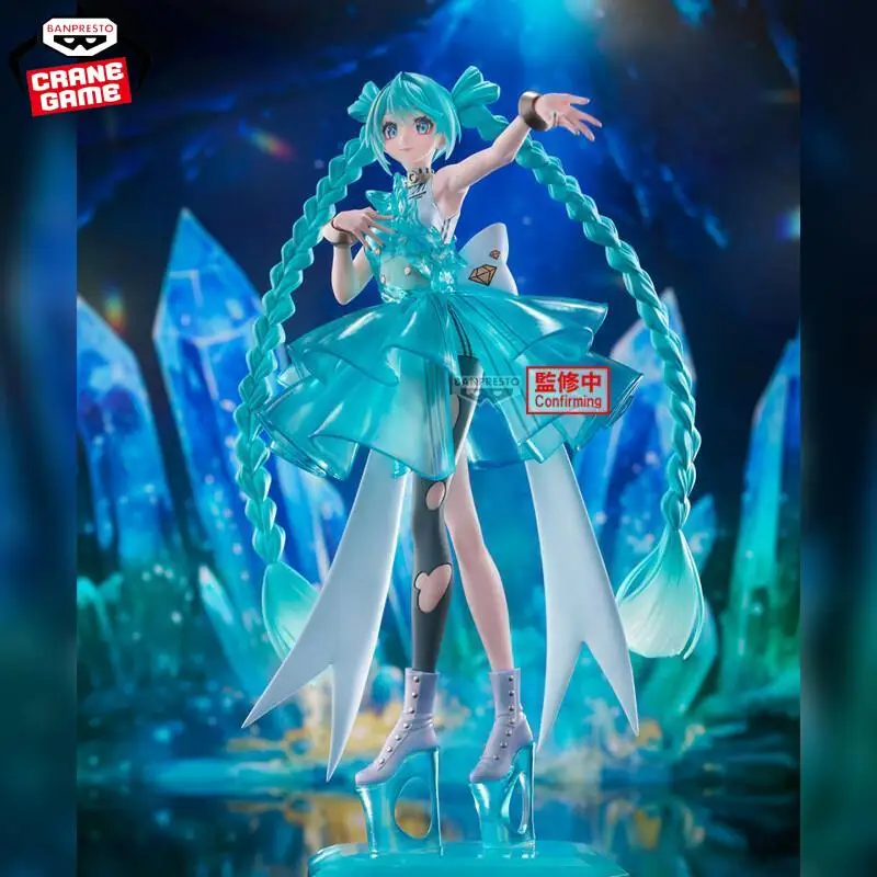 100 % Original Bandai Namco Banpresto Hatsune Miku Banpresto Evolve Clearluxe Emeraldgem Pvc Anime Figur Modell Sammler Spielzeug Geschenk