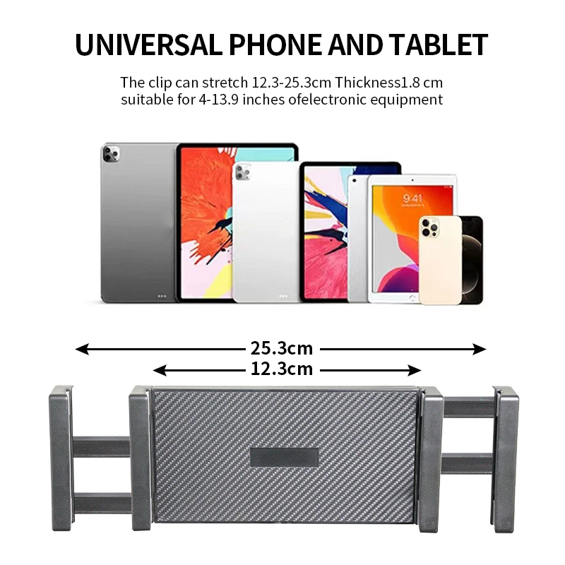 2025 ângulo altura retrátil suporte de chão tablet ao vivo suporte do telefone embalagem caixa tablet suporte preto e branco fcc