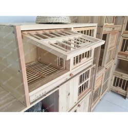 Nest Box Pigeon Nest Matching Cages Solid Wood Pigeon Cage Combination Adjustable Nest Balcony Pigeon House the Dove' S Nest