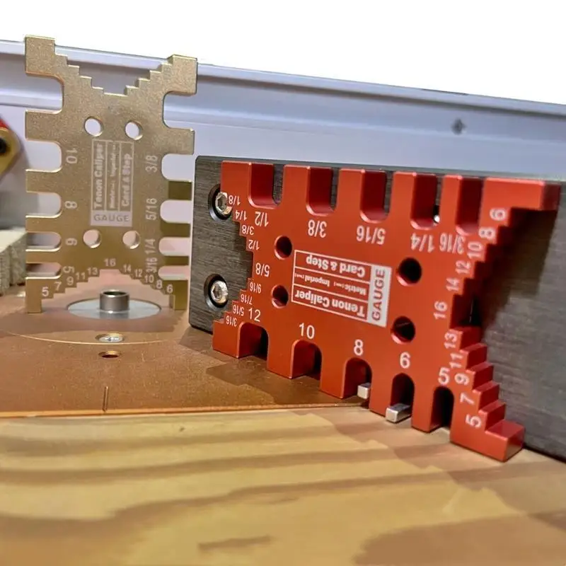 

20RC High-performance Aluminum Dovetail Jig Tenon Caliper Metric & Imperial Scale