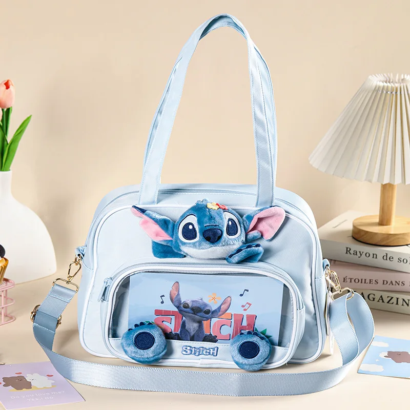 

Hot Kawaii Disney Anime Stitch Cartoon Handbag Cartoon Messenger Bag Itabag Cosplay Prop for Children'S Christmas Birthday Gifts