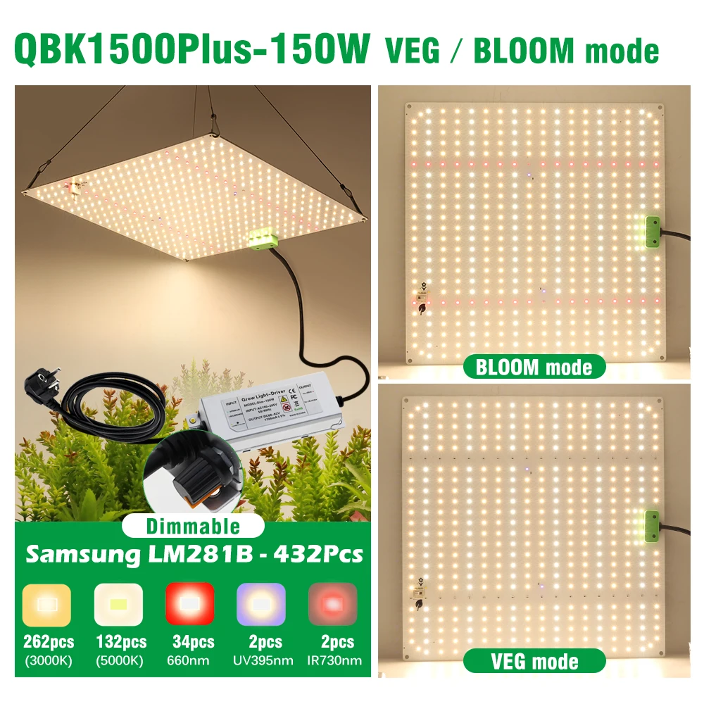 Full Spectrum LED Grow Light, Phytolamp, Samsung LM281B, Chips para plantas, Mudas, Quantum Board Cultivation, Estufa, Tent Lamp