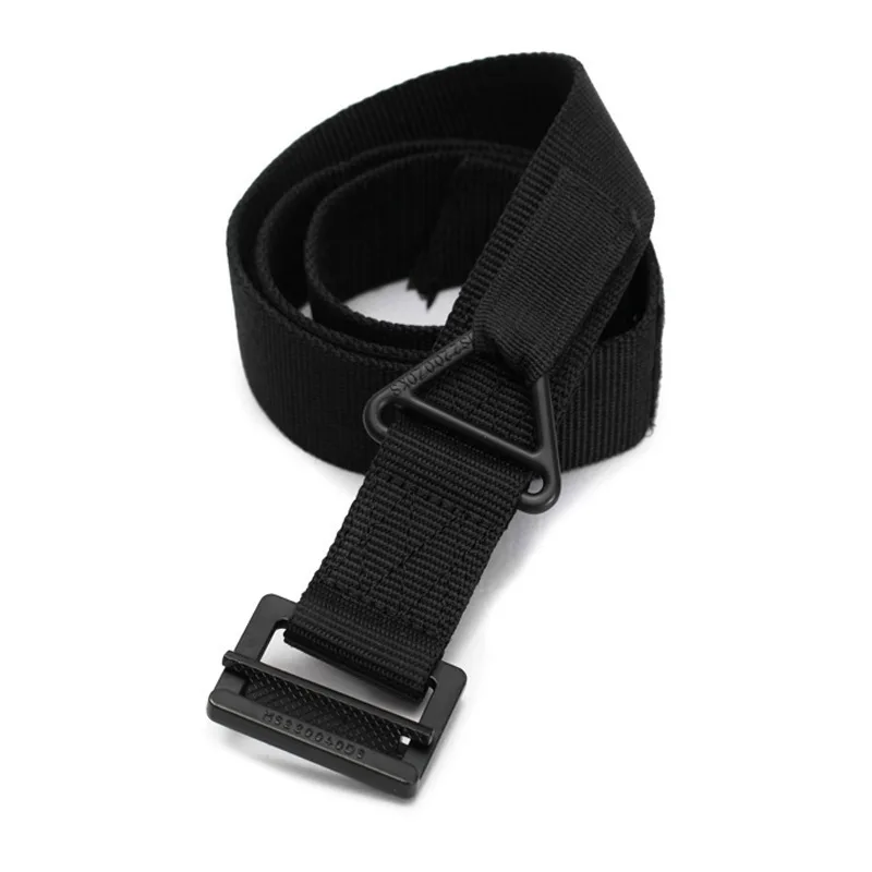 

Men's Belt Imitation Nylon Tactical Belt Casual Versatile Metal Buckle Belt Outdoor Sports Canvas Belt Paired With Jeans Belt