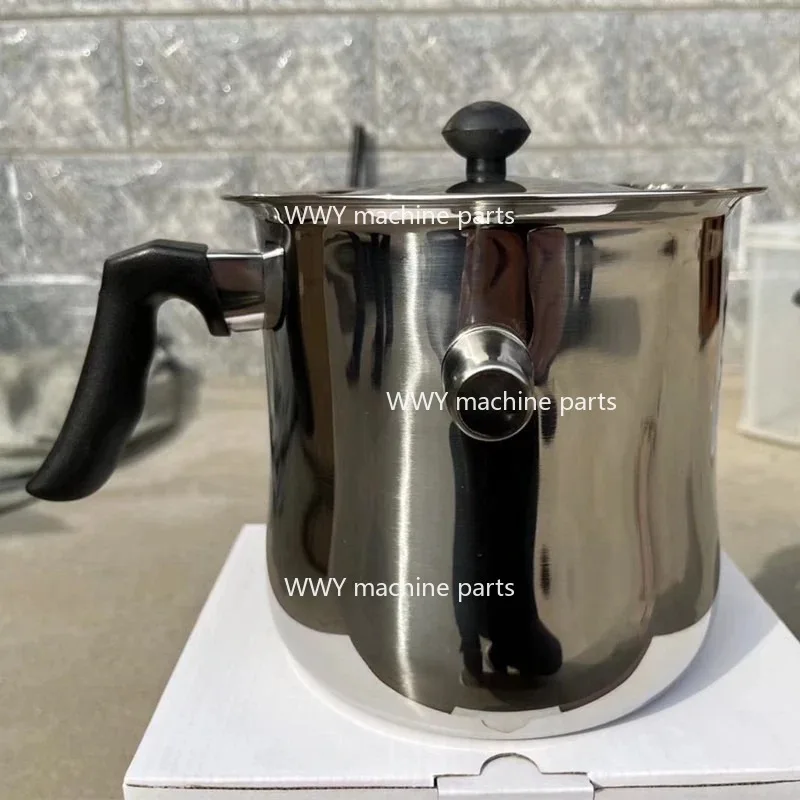 2.5L Bee Wax Melting Pot Stainless Steel Pouring Pot Beekeeping Tool Silver Beekeeping Melting Equipment Set Melting Tank