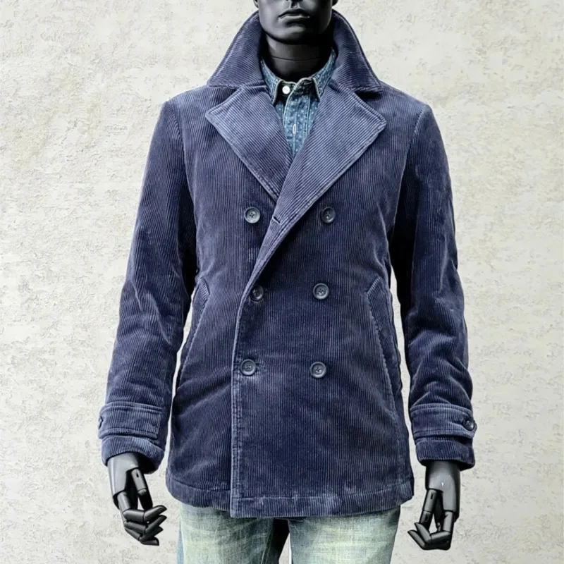 Amekaji Wear Clothes Men American Retro Pure Cotton Corduroy Suit Coat Jacket Winter Good Quality