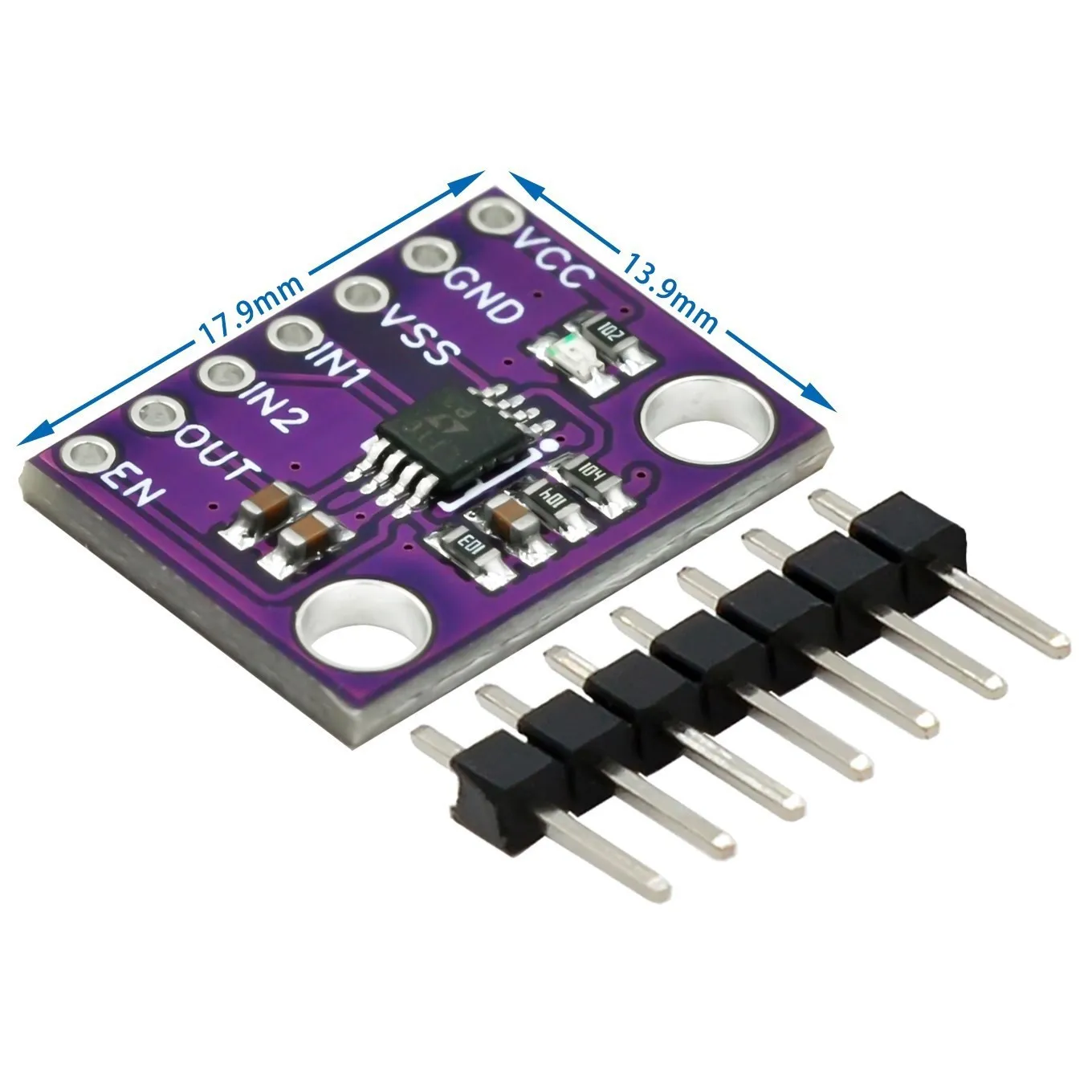 LTC1966 Converter Module Accurate Micropower Delta Sigma RMS to DC Converter Breakout Board Module for Adruino