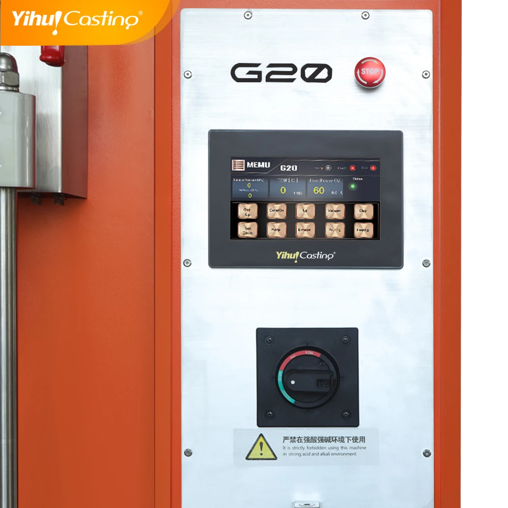 Upgraded version automatic 20kg gold vacuum Granulating Machine