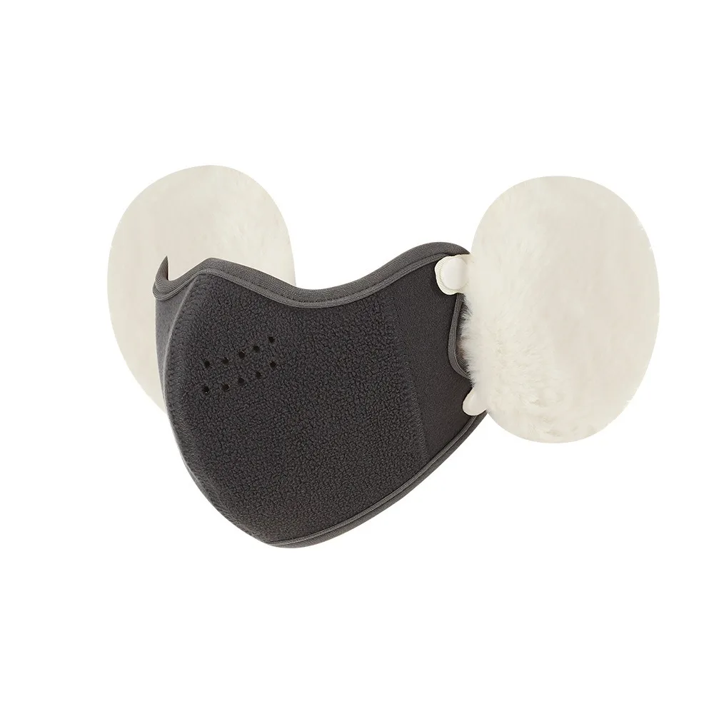 Creativo Antivento 2in1 Paraorecchie Maschera Antipolvere Traspirante Moto Visiera Semplice Scaldino per le orecchie Paraorecchie Maschera Equitazione