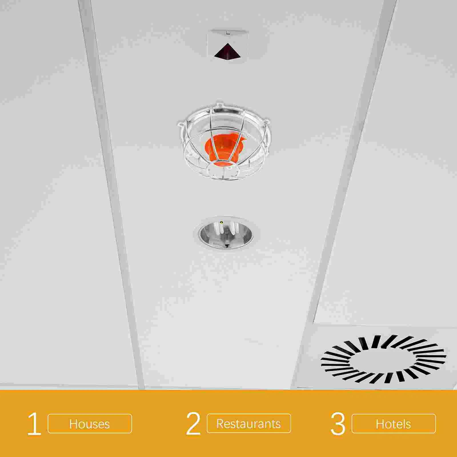 Protector Fire Sprinkler Bracket Grille Metal Stainless Steel Guard for