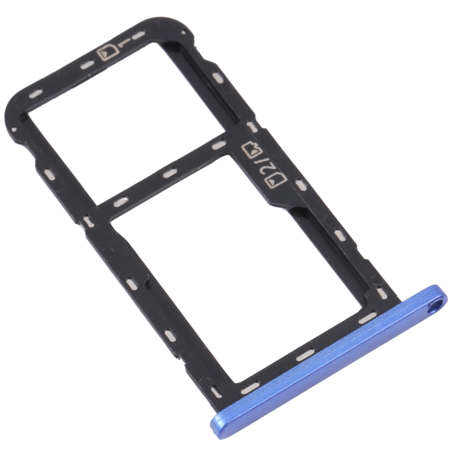 For ZTE Blade A72 SIM Card Tray + SIM Card Tray / Micro SD Card Tray