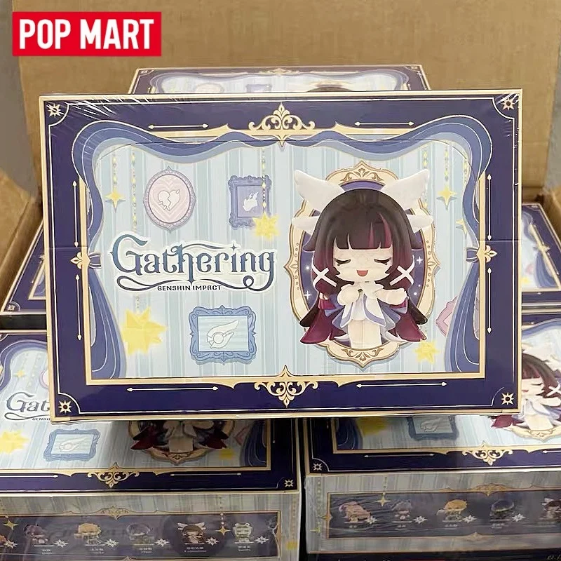

Коллекционная фигурка Pop Mart Genshin Impact: Новогоднее издание, версия Q, случайный набор, милые аниме-фигурки, декор для дома, игрушки для фанатов аниме