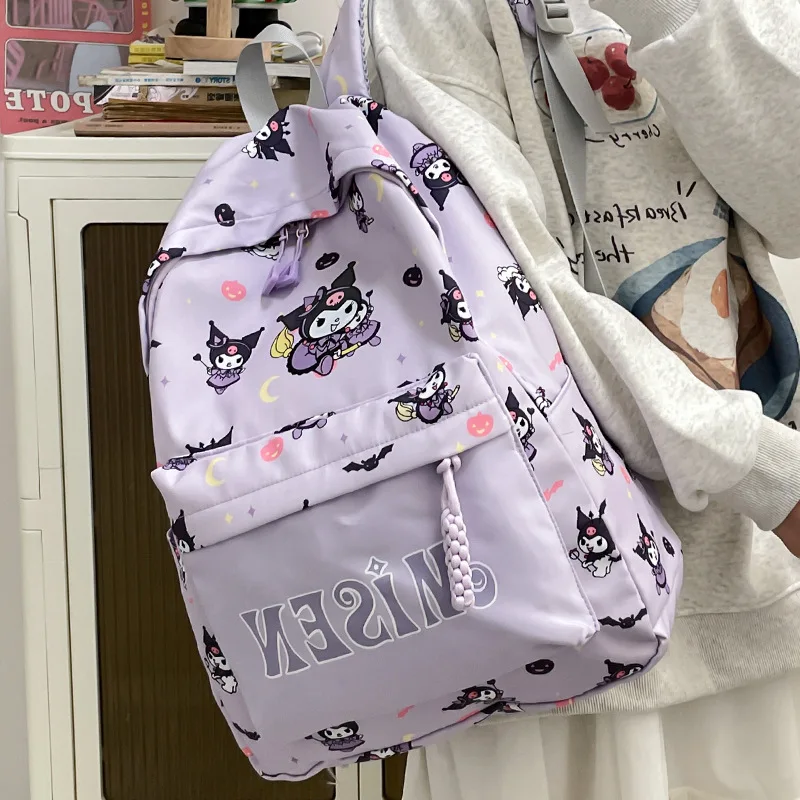 Sanrio Backpack Anime Kuromi Cinnamoroll My Melody Student Bag Large Capacity Women Bag For Children Girls Gift