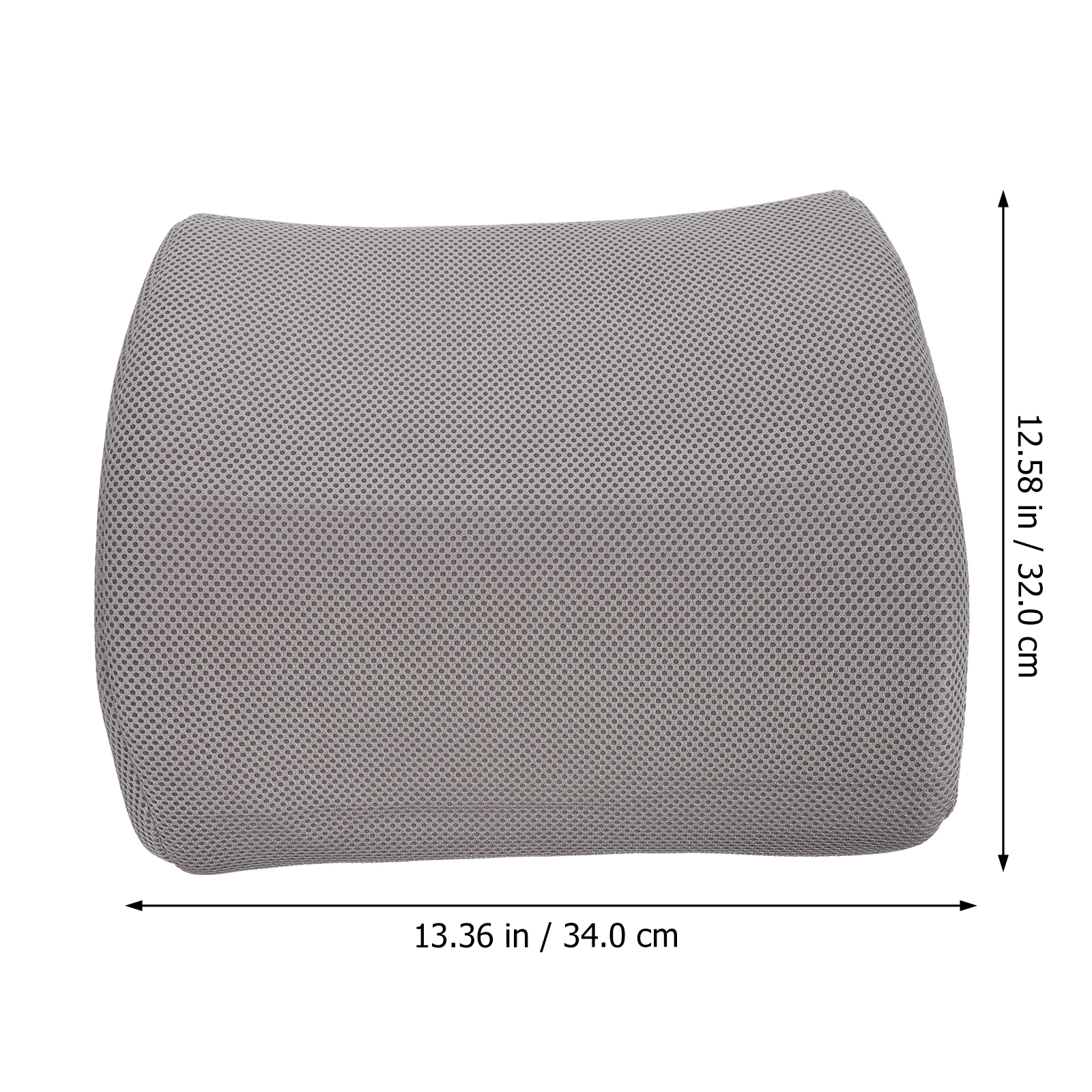 

1pc Memory Foam Waist Support Lower Waist Pillow Back Cushion Lumbar Relief Car Seat Pad Breathing Comfort Practical