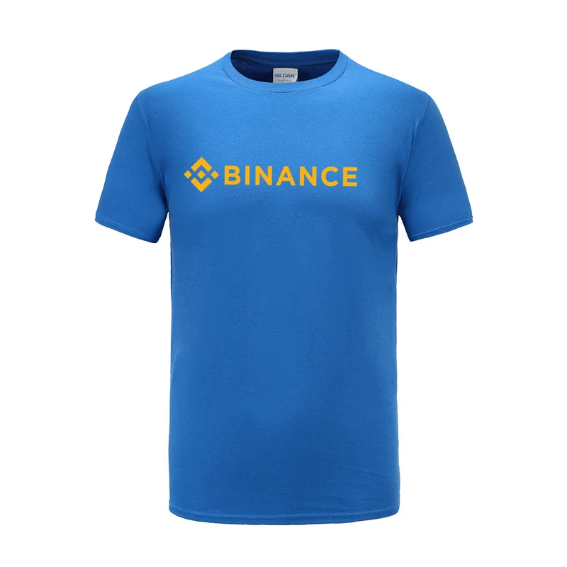 Binance T Shirt Crypto Men Casual Tees Cotton Short Sleeve Cool Tops Tshirt 2024