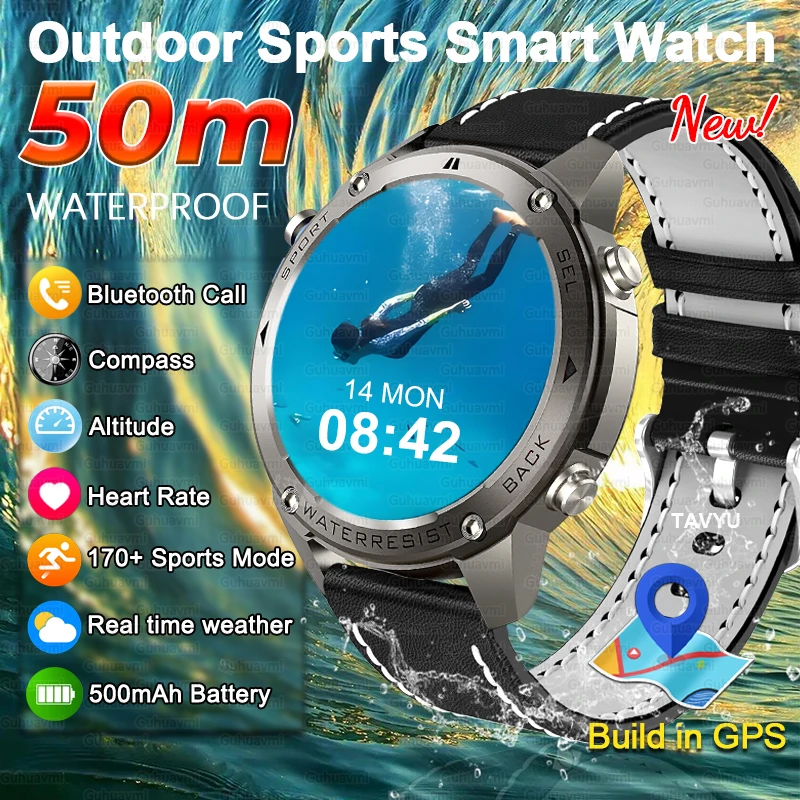2026-nuevo-50-metros-de-profundidad-impermeable-adulto-natacion-reloj-inteligente-gps-brujula-500mah-bateria-hd-bluetooth-llamada-deportes-smartwatch-hombres