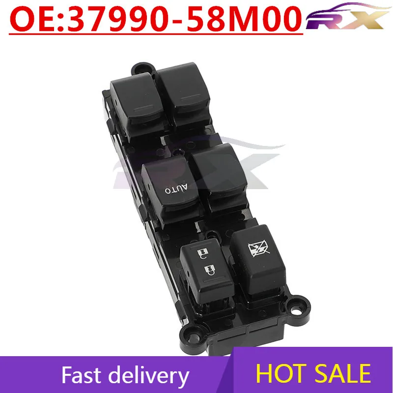 OEM:37990-58M00 Auto Accessories Glass Lifter Switch Power Window Control Switch For Suzuki