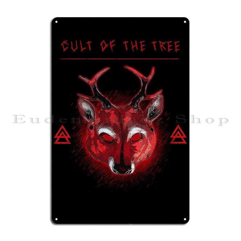 Alan Wake Ii 2 Cult Of The Tree Wegeeks Metal Sign Living Room Poster Bar Garage Print Tin Sign Poster