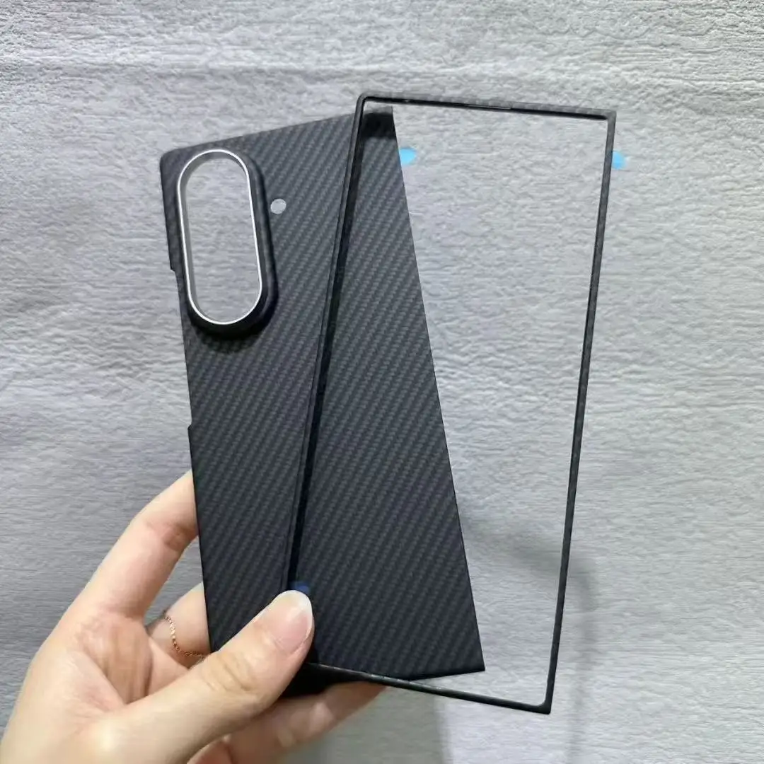 

Магнитный чехол Magsafe для Samsung Galaxy Z Fold 7 Fold 6 5G, ультратонкий чехол из арамидного углеродного волокна для Galaxy Z Fold 7, чехол