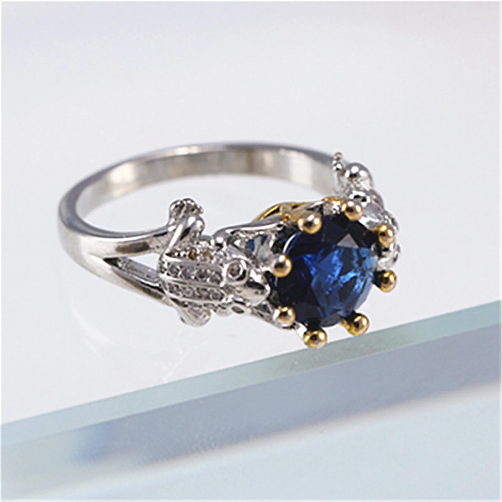 925 White Silver Color Vintage Allure Rings For Women Autumn Original European Style Jewelry Clear Zirconia