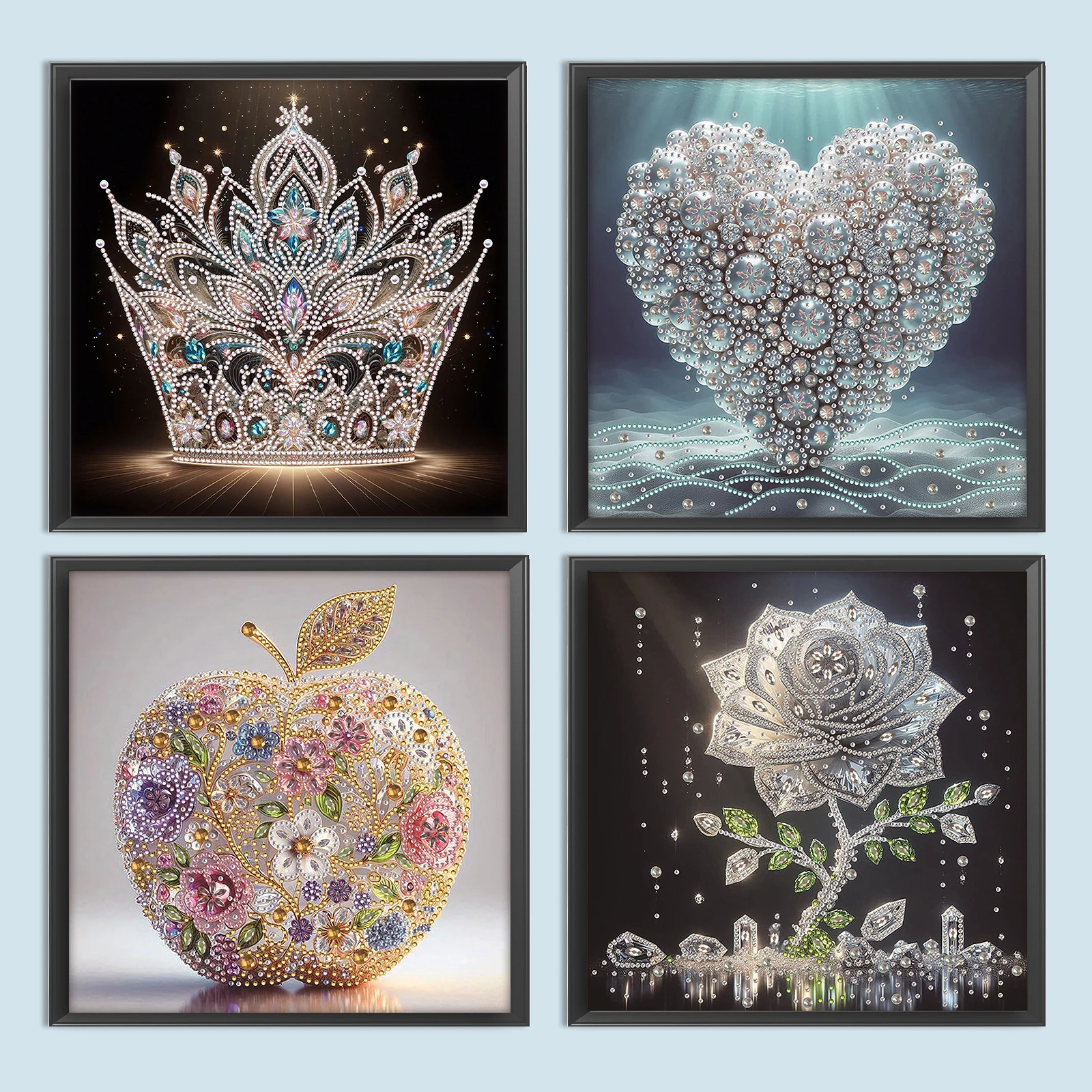 

Crystal Special Shaped 5D DIY Partial Drill Diamond Art Kit for Adults Gift Home Wall Decor Diamonds Dots Gem Art Kits 30x30cm