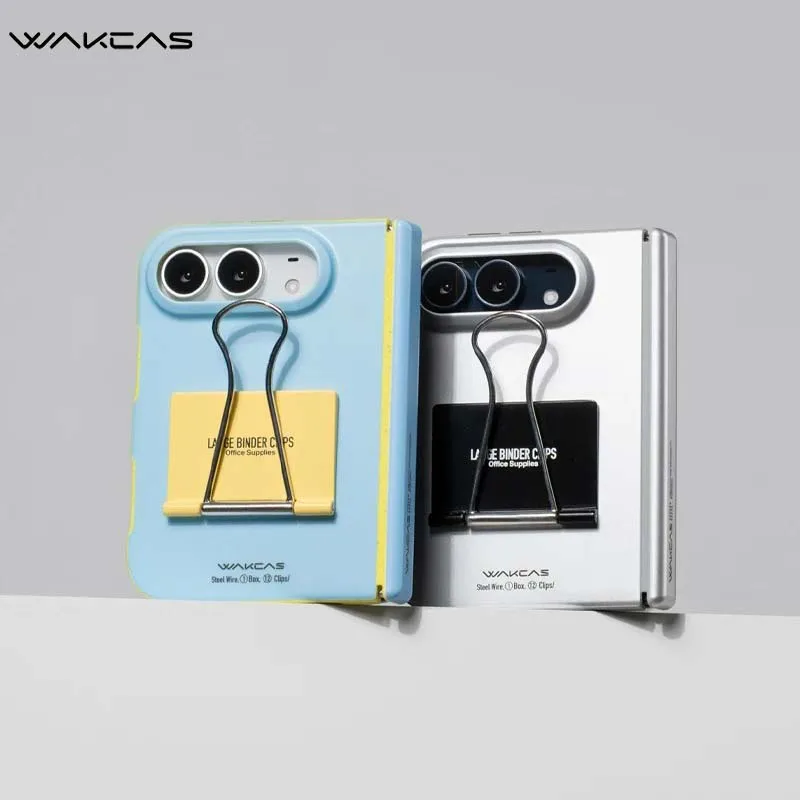 WAKCAS File Folder Design Phone Cover for iPhone Duo Magnetic Phone Case Compatible with iPhone Duo Anti-fall Protective Case