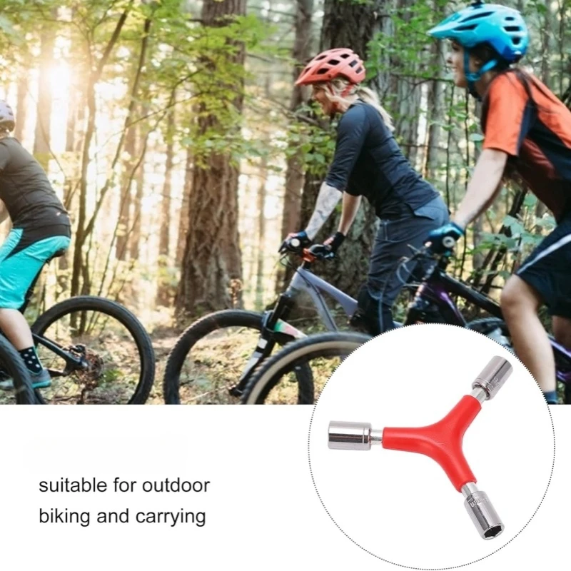 Shape Bike Hex Socket Wrench Portable Lightweight Bike Triangle Wrench Less Effort High Hardness Triangle Allen Wrench