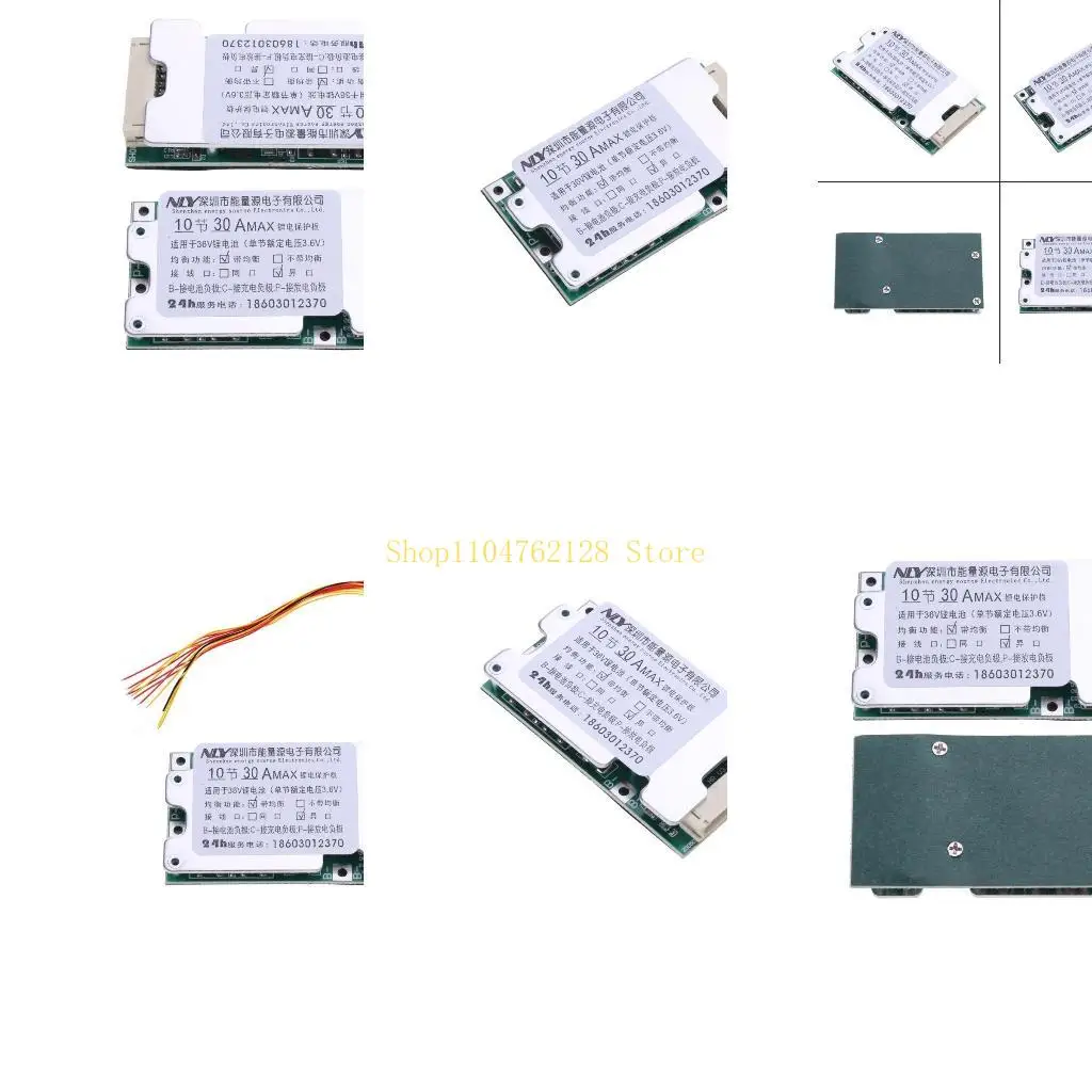 18650-bateria-litio-para-a-placa-protecao-10s-36v-30a-pcb-placa-com-balanc-best-sale