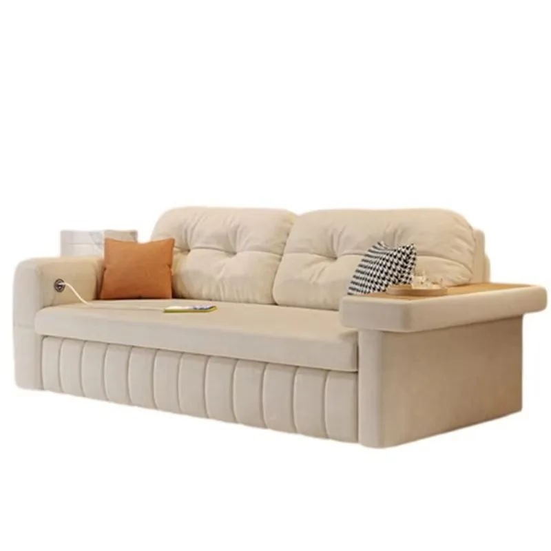 أرائك غرفة المعيشة الفاخرة باللون البيج، أريكة صالة أرضية للتخزين الجمالي، أريكة سرير، مقعد Loveseat، أثاث حديث Divano Moderno للمنزل