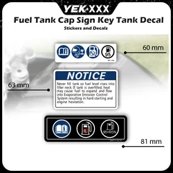 Motorcycle Decals Fuel Tank Cap Sign Key Tank Decal Warning Logo Sticker For ZX6R ZX10R ZX4R Z800 Z900 Ninja 300 400