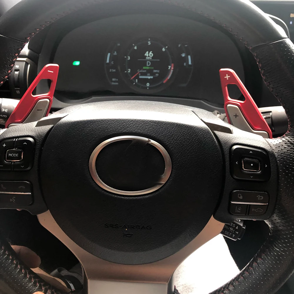 For Lexus NX200T 300H IS200T RC 2013-2017 Steering Wheel Aluminum Alloy Shift Paddle Modified Special Car Interior Accessories view 6