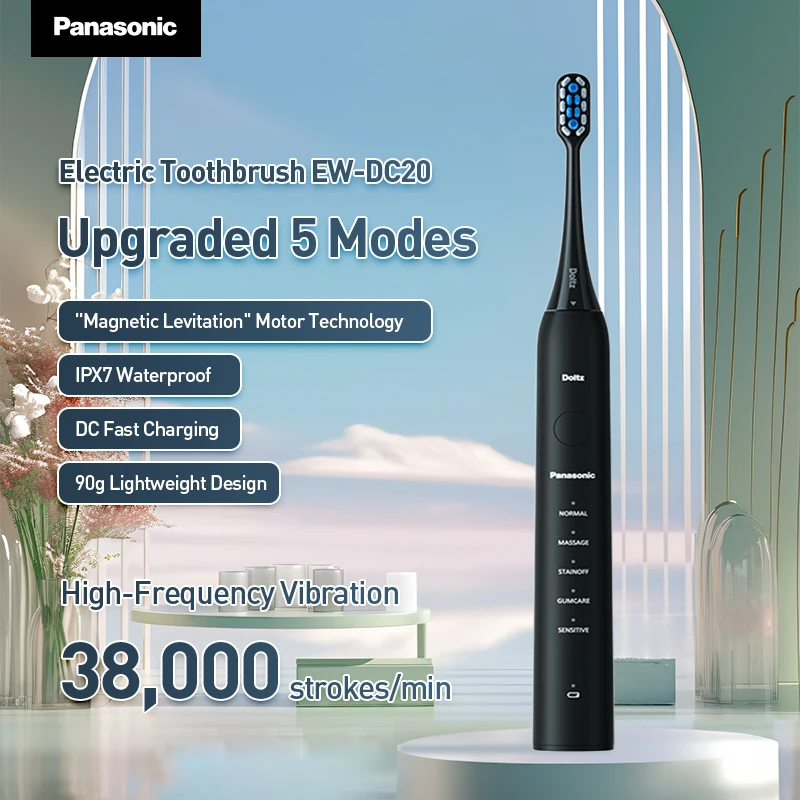 باناسونيك فرشاة الأسنان الكهربائية EW-DC20 5 طرق العمل قابلة للشحن المغناطيسي الإرتفاع سونيك الاهتزاز فرشاة أسنان الإلكترونية #1