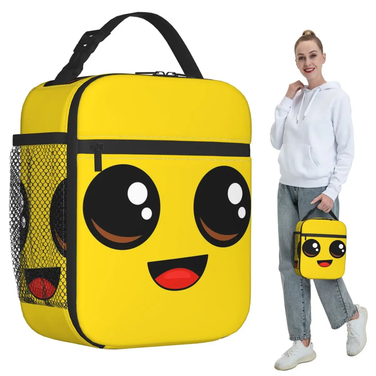 Banana Peely Battle Royale Character Insulated Lunch Bag for Kids School Cooler Thermal Food Box Tote Lunch Boxes Container