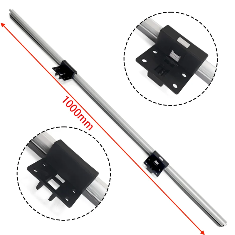 90/100cmHigh Quality RV Modification Parts Caravan Trailer Aluminium Alloy Detachable Folding Table Leg Guide Rail