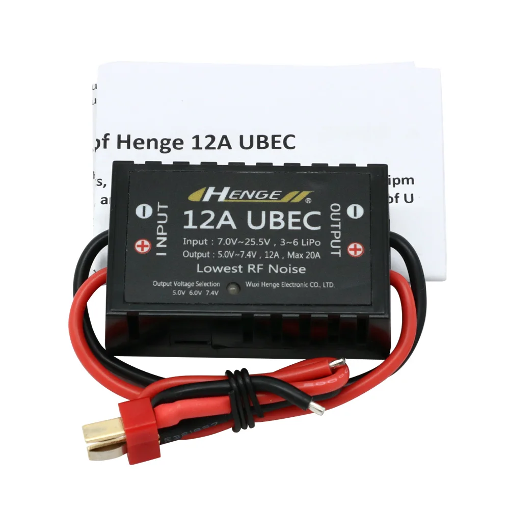 HENGE 4A 6A 8A 12A UBEC 5V 6V 7.4V Switch Mode BEC Voltage Stabilizer for RC Airplanes Boat Battery Accessories