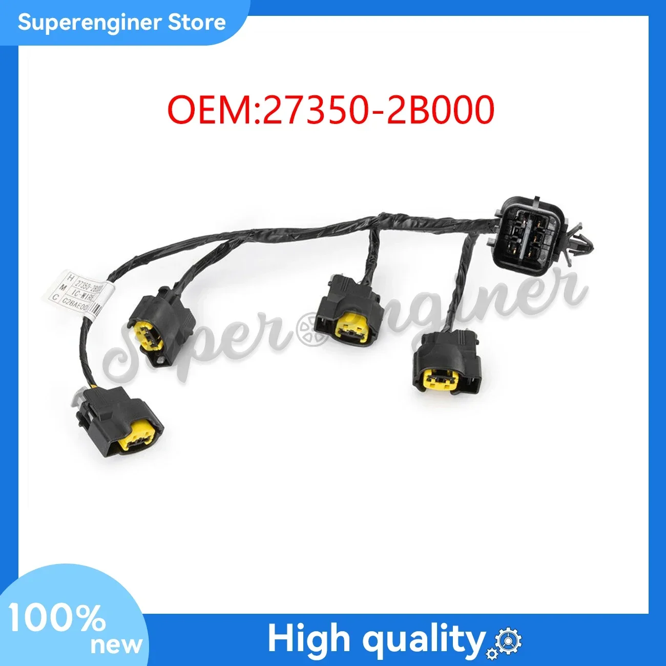 

273502 B000 Новый кабель жгута катушки зажигания подходит для 10-14 Veloster Rio Soul 1.6L 27350-2B000