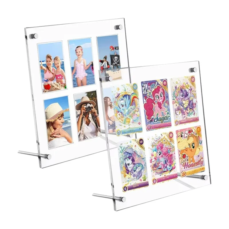 Acryl magnetische kaart displaystandaard Hoge transparante basis voor Anime Star Game Cards Collectible Card Holder Showcase - afbeelding 2