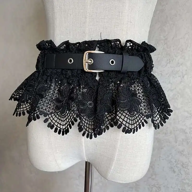 Ceinture élastique en dentelle pour femmes, nouvelle collection, cravate réglable, ceinture de taille réglable, nœud papillon, accessoires pour vêtements