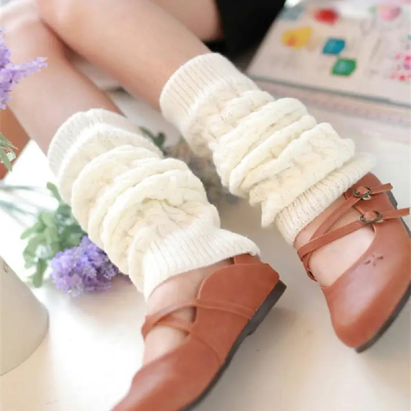 

1Pair Leg Warmers For Women Girls Autumn Winter Kawaii Lolita Y2k Harajuku Cosplay Warm Foot Cover Fashion Long Loose High Socks