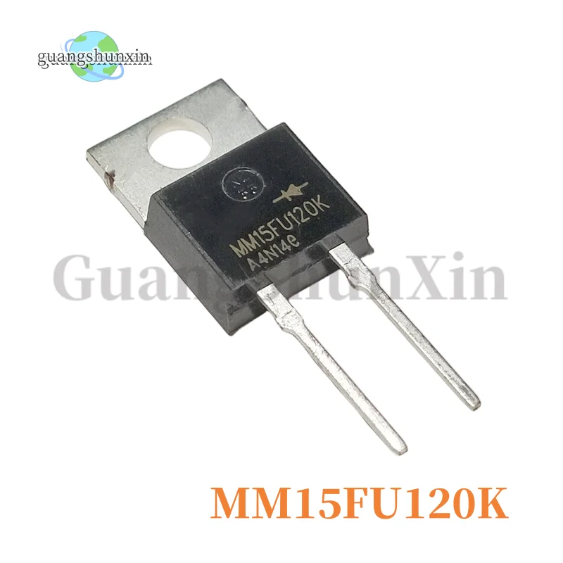 10PCS New imported original MM15FU120K TO-220-2 fast recovery diode 15A 1200V