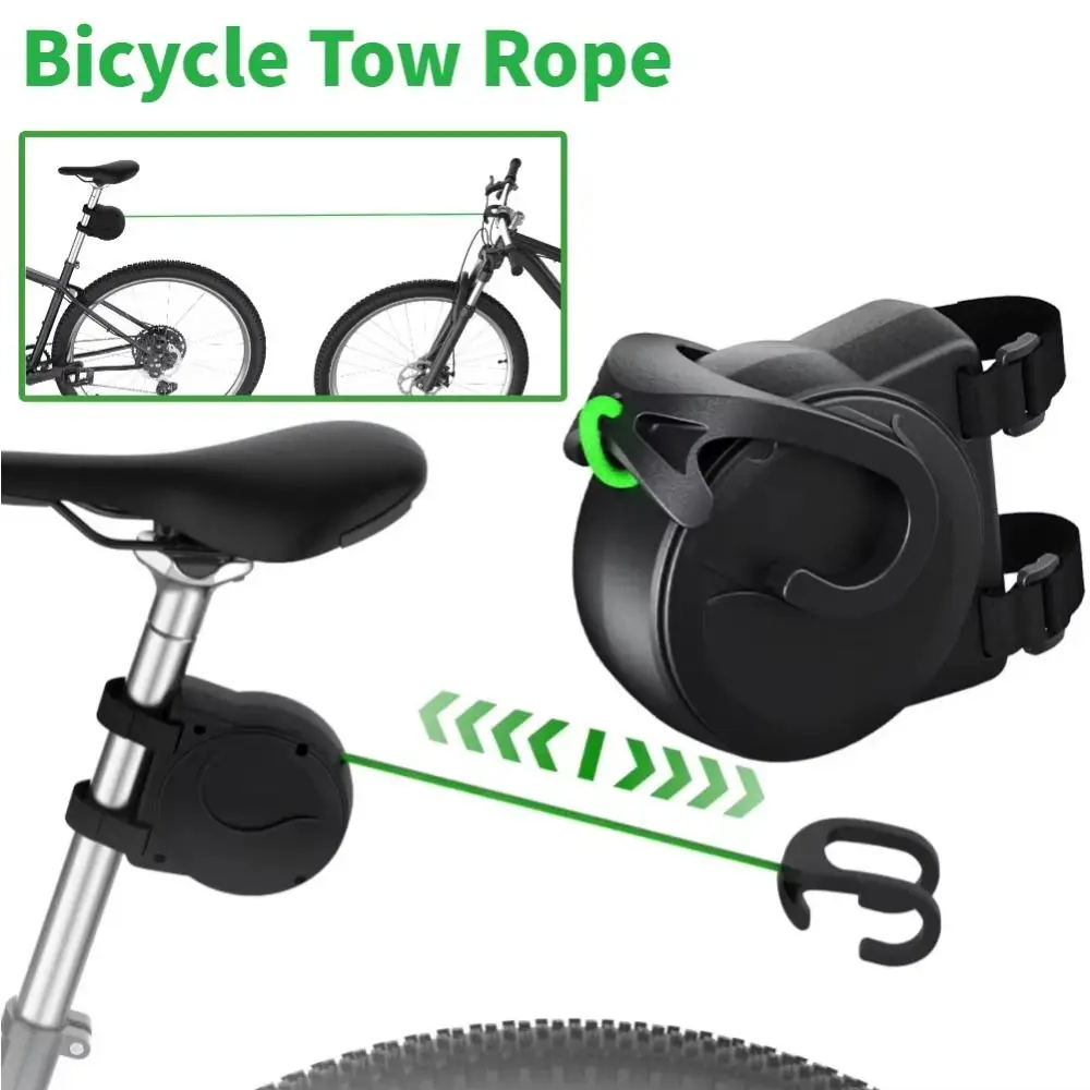 

Elastic Strap Bicycle Traction Rope Pull Rope with Hook Cycling Tow Rope Safety Bungee Cord MTB Trailer Rope Outdoor Tool