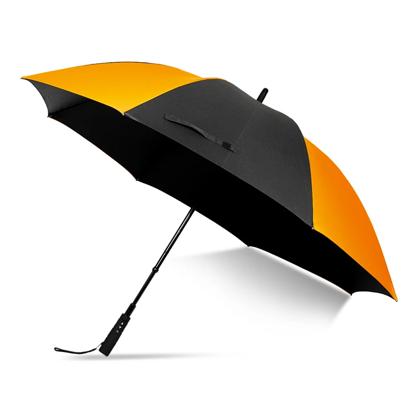 

Fashion orange smart electric umbrella Korean version UV protection parasol