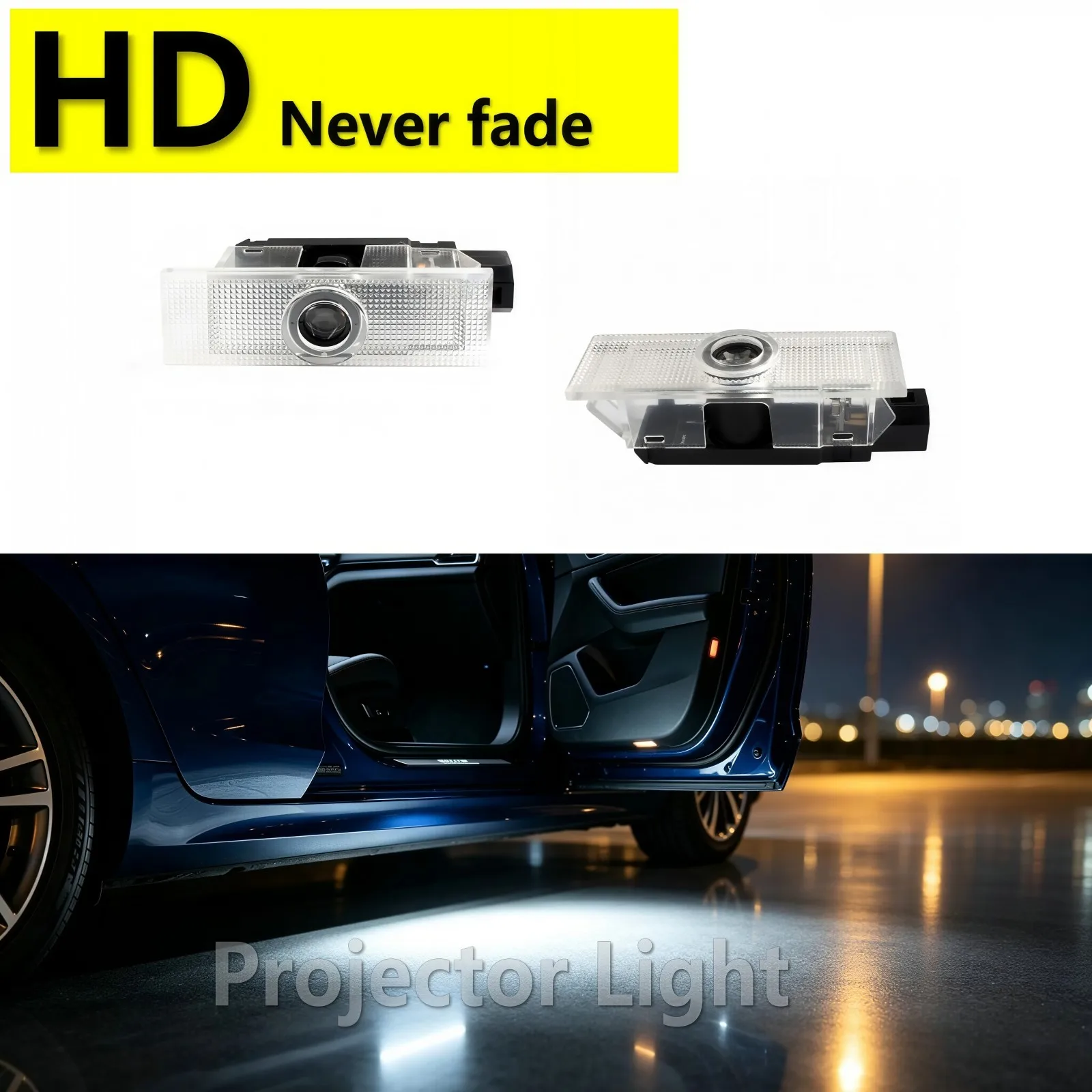 2x HD Led Welcome Light Car Door Projector Laser Lamp For Alfa Romeo Giulia Stelvio 2017-2023 Giulietta 2011-2019 GT Accessories