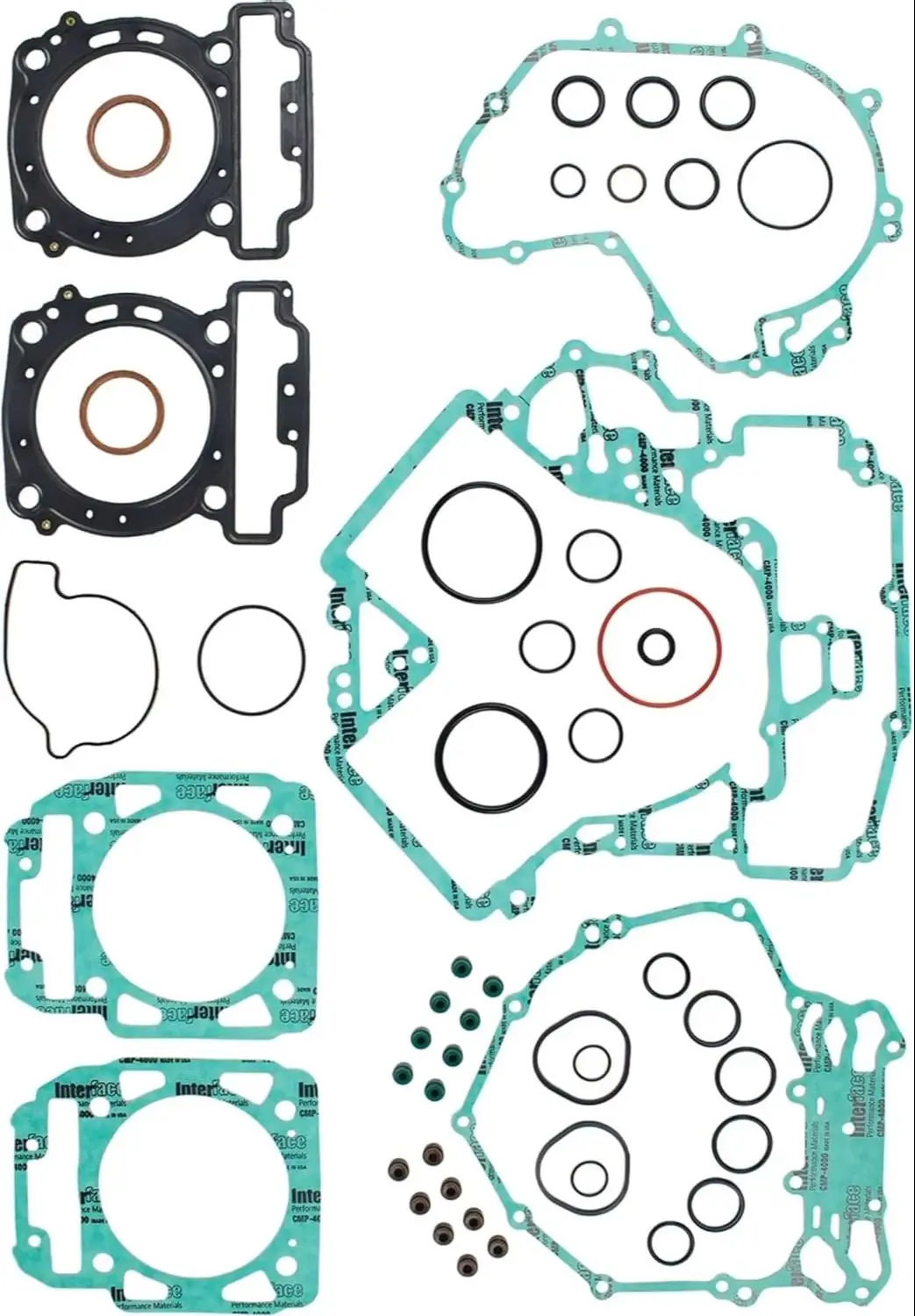 Kit completo de juntas compatible con/reemplazo para Can-Am Commander 1000 DPS 2016-2017, Commander 1000 LTD 2013-2017