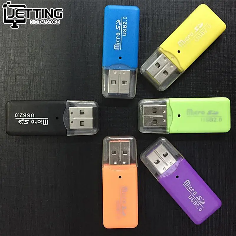 Hot Mini USB SD/MMC Card Reader 480 Mbps Untuk Komputer Laptop USB Kartu