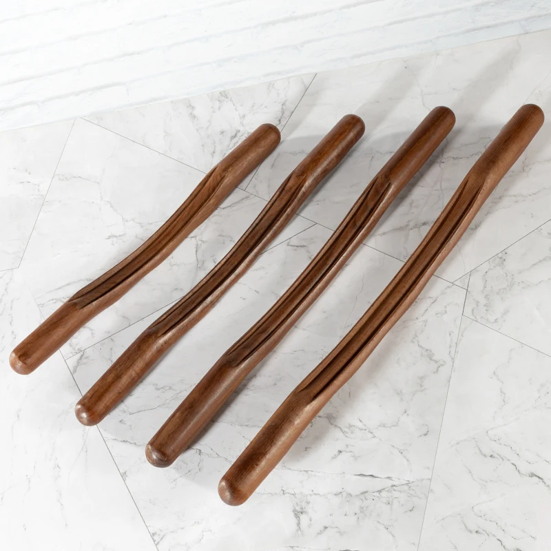 مدلك نحت الجسم الخشبي التصريف اللمفاوي علاج السيلوليت Maderoterapia عدة عصا تدليك الظهر للعلاج #4